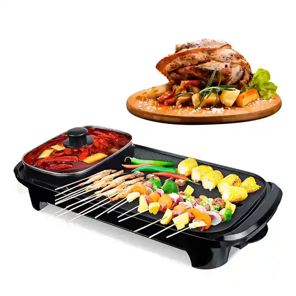 Plancha Asador Grill Electrico Antiadherente