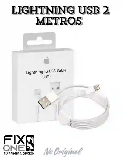 Lightning Usb 2 Metros *cable Tipo Original*