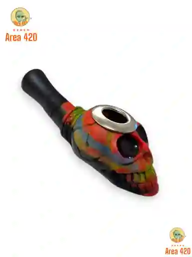 Calavera Rasta Pipe – Estilo Que Prende