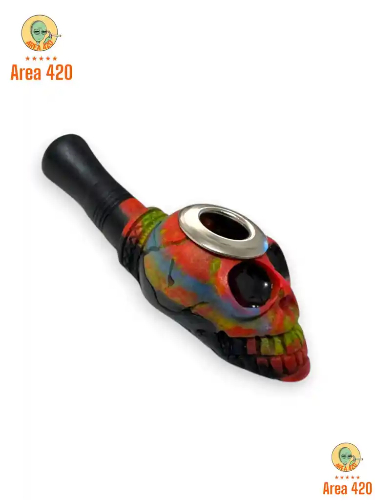 Calavera Rasta Pipe – Estilo Que Prende