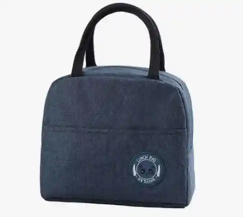 Lonchera Termica Azul Con Forro En Aluminio