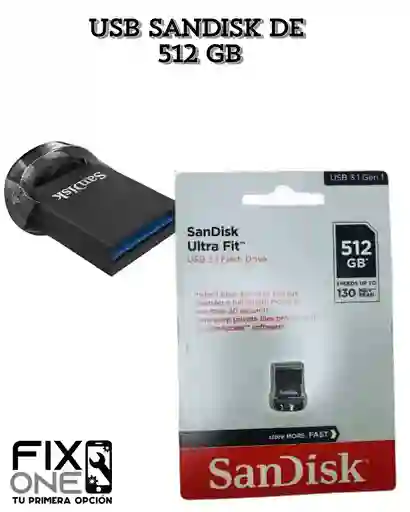 Usb Sandisk De 512 Gb