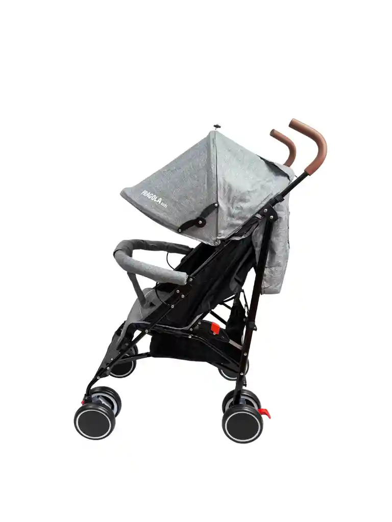 Coche Paseador Bebe Tipo Sombrilla Reclinable Premium Gris