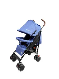 Coche Paseador Bebe Tipo Sombrilla Reclinable Premium Azul