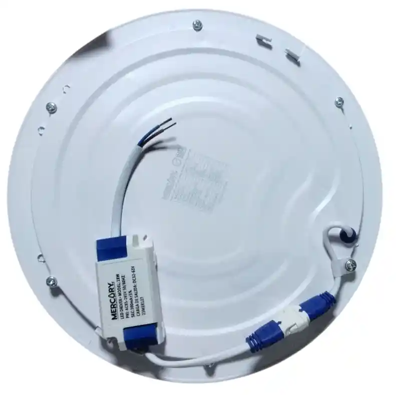Panel Led 18w Redondo De Incrustar