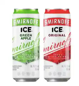 Coctel Smirnoff Ice Original O Green Apple En Lata (250 Ml)