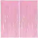 Cortina De Fiesta Rosa Pastel