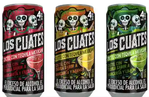 Cóctel Los Cuates Con Tequila 269 Ml