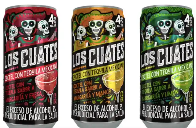 Cóctel Los Cuates Con Tequila 269 Ml