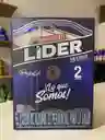 Aguardiente Líder Sin Azúcar Everpack 2l