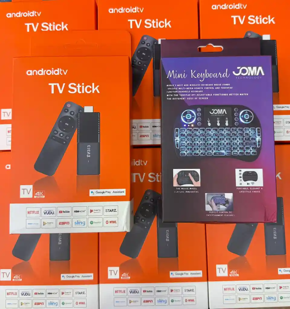 Tv Stick & Teclado Retro Iluminado