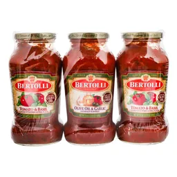 Bertolli Salsa Para Pasta 3 Unidades / 680 G