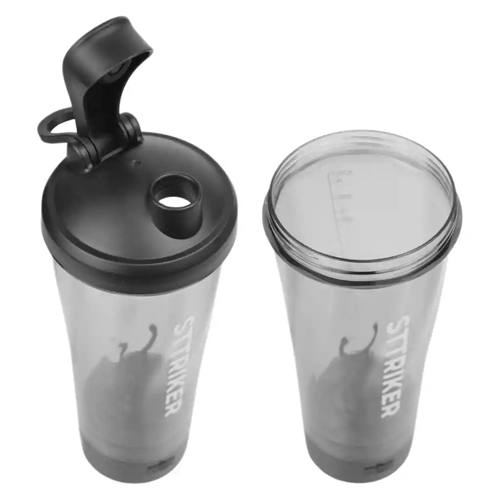 Termo Shaker Eléctrico Botella 700ml Led Recargable Usb