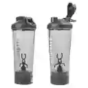 Termo Shaker Eléctrico Botella 700ml Led Recargable Usb