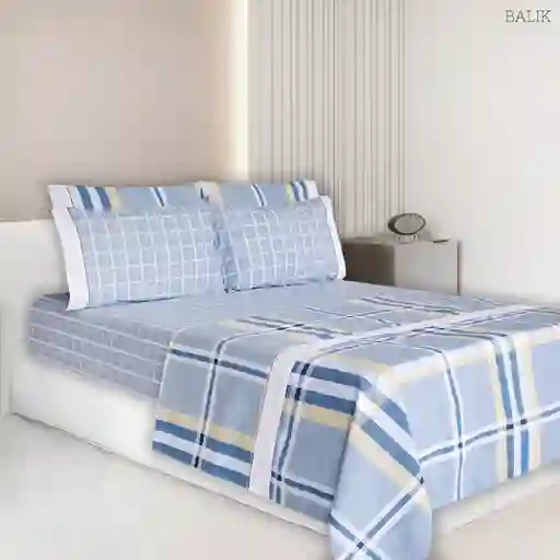 Juego De Sabana Semidoble Estampada Balik