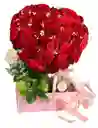 Caja Corazón Con Torta Casera
