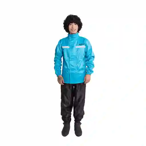 Traje Impermeable Textil - Urban Color Azul