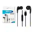 Audífonos Auriculares Beston Tipo C Bst-w128 Blanco O Negro
