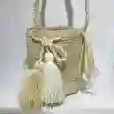 Mochila Wayuu Pequeña Lisa Con Asa Tejida ✨