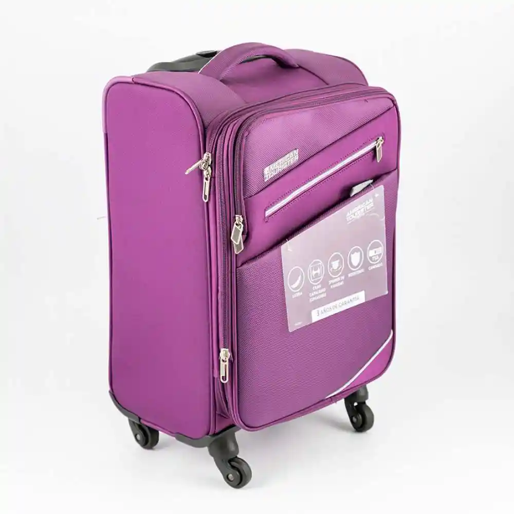 Maleta American Tourister 50 Cm 35x55x25cm Morado Polipropileno