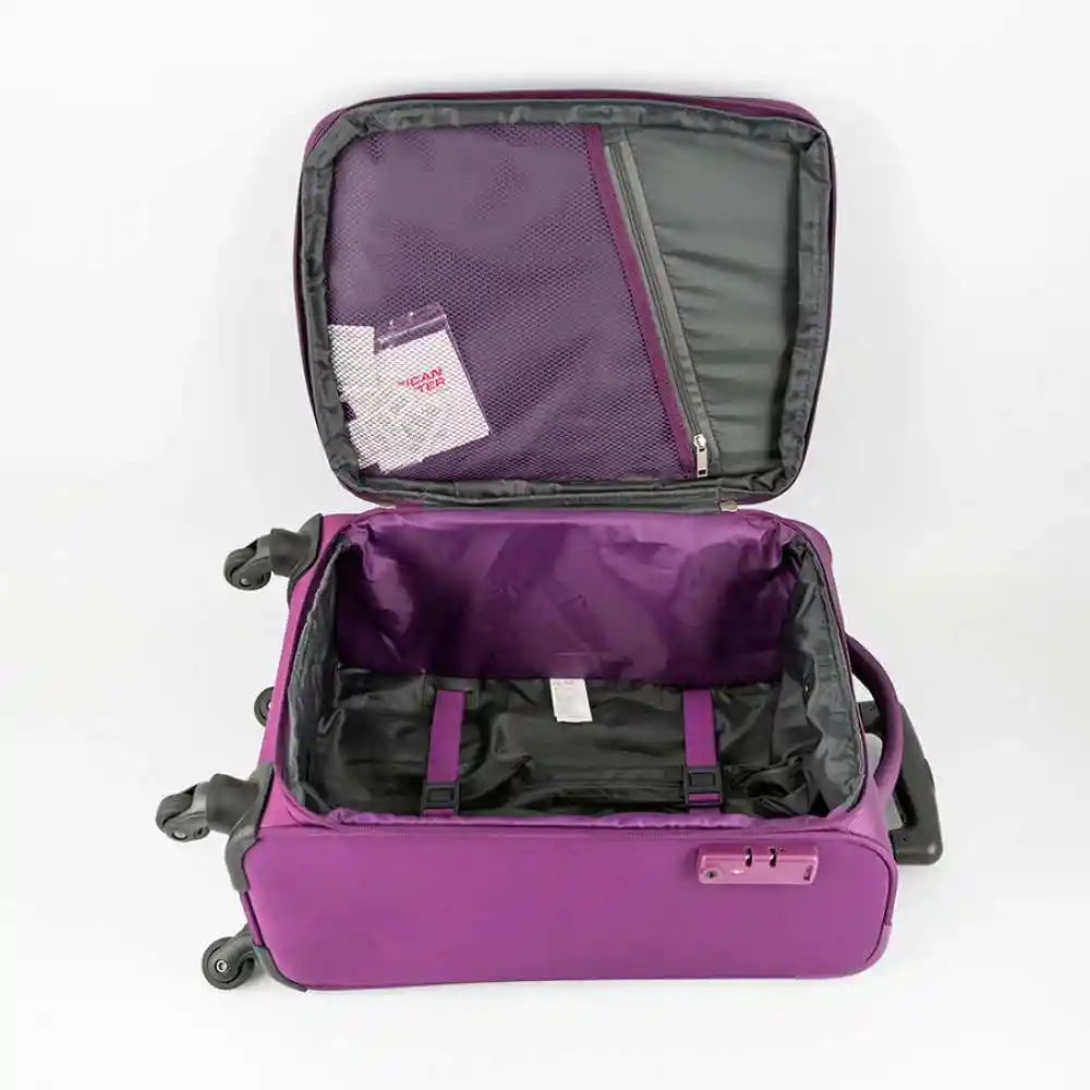Maleta American Tourister 50 Cm 35x55x25cm Morado Polipropileno
