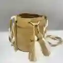 Mochila Wayuu Pequeña Lisa Con Asa Tejida ✨