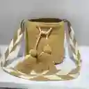 Mochila Wayuu Pequeña Lisa Con Asa Tejida ✨