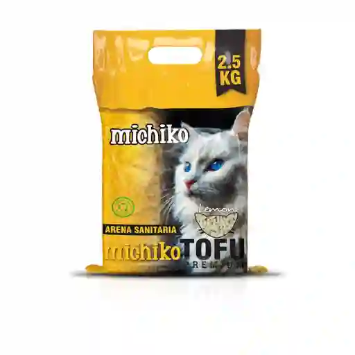 Arena Gato Tofu Michiko 2.5 Kg Limon