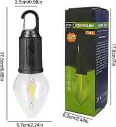 Bombillo Portátil Tipo Ampolleta Led Camping Recargable