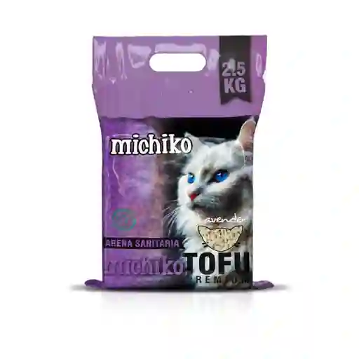 Arena Gato Tofu Michiko 2.5 Kg Lavanda