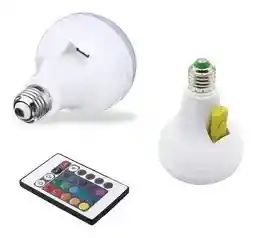 Bombillo Parlante Con Bluetooth Y Usb Multicolores Rgb