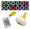 Bombillo Parlante Con Bluetooth Y Usb Multicolores Rgb