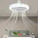Ventilador Bombillo Luz Led De Techo Con Control