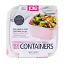 Recipientes Joie 3 Pz Rosa 946 Ml