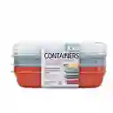 Recipientes Joie 3 Pz Multicolor 946 Ml
