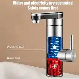Calentadora De Agua Llave Giratoria Con Pantalla Digital