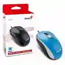 Mouse Genius Dx-120 Usb Alámbrico Azul