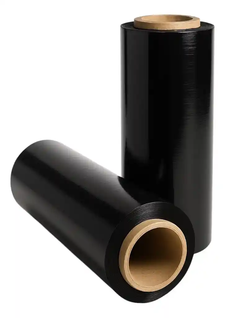 Rollo Vinipel Negro 30cm X300 Metros Para Embalaje