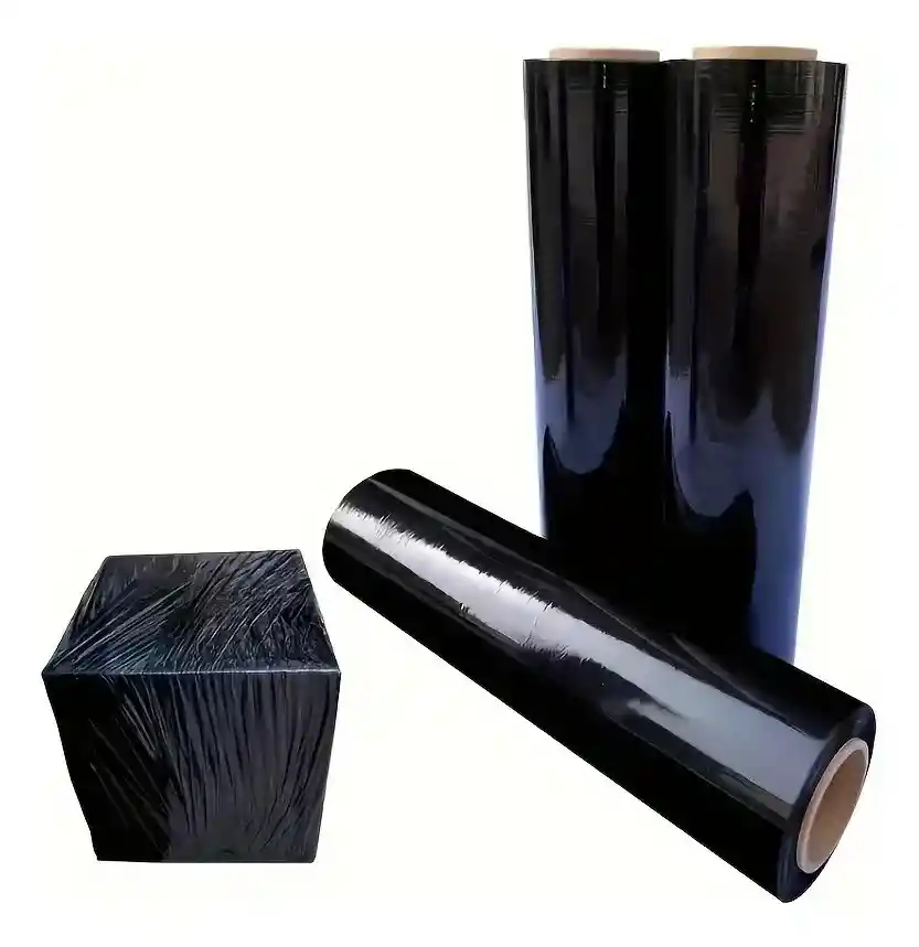 Rollo Vinipel Negro 50cm X300 Metros Para Embalaje