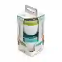 Recipientes Joie Set 2 Pz Azul 400 Ml