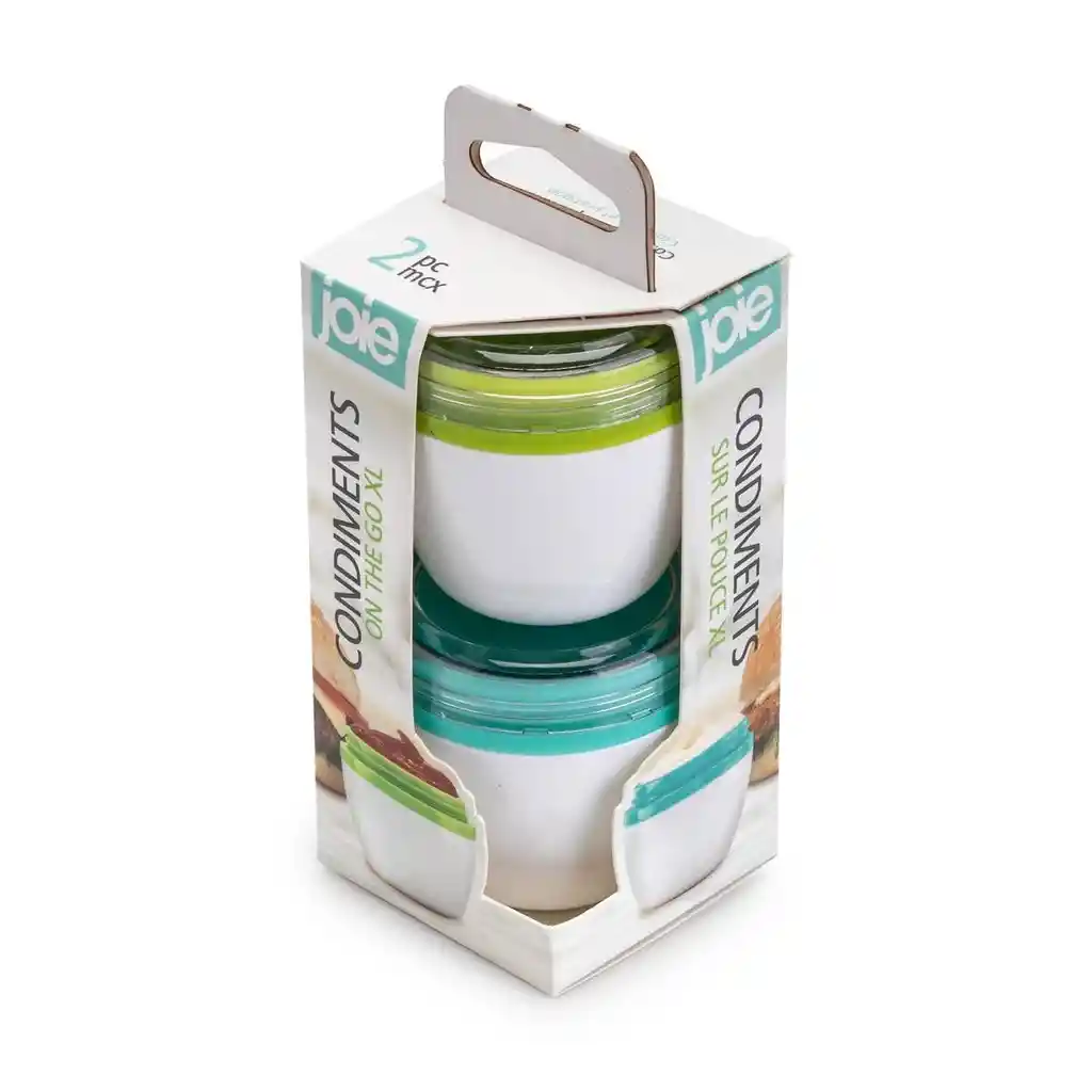 Recipientes Joie Set 2 Pz Azul 400 Ml