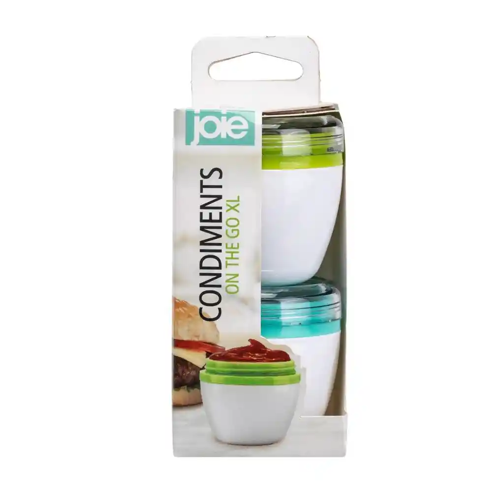 Recipientes Joie Set 2 Pz Azul 400 Ml