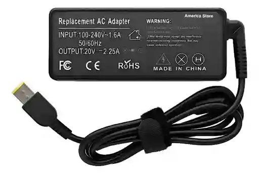 Lenovo Cargador Portatilthinkpad Ideapad Yoga Usb 20v 2.25a (80310905)