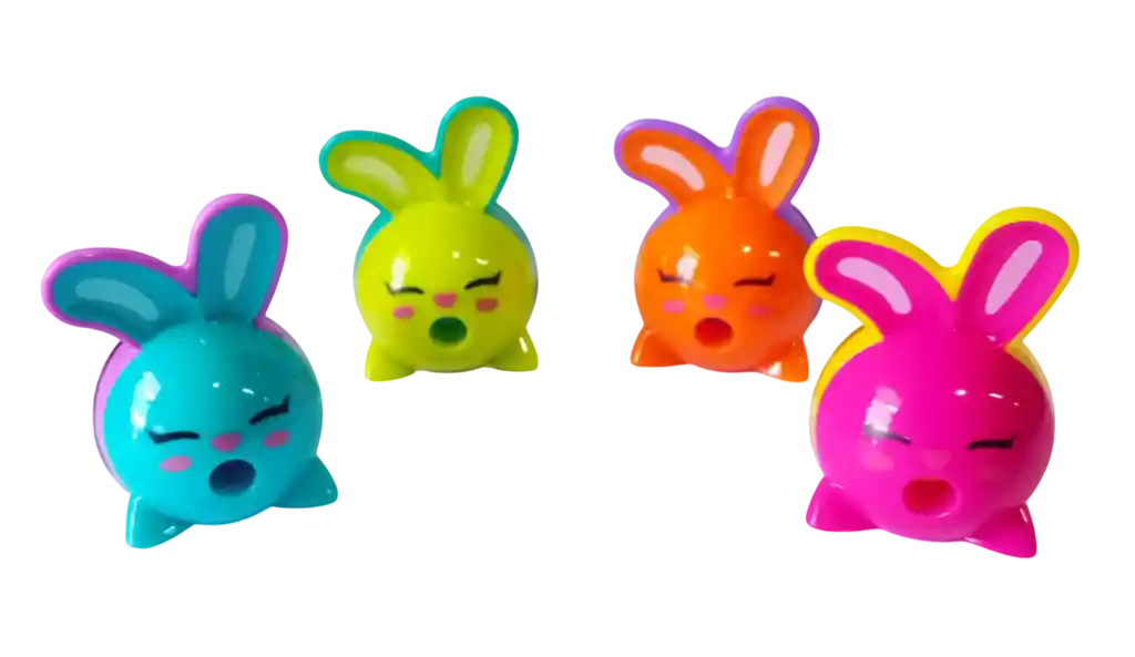 Tajalapiz Sacapuntas Con Deposito Conejo Colores Surtidos