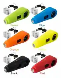 Candado Para Moto Antirobo Con Alarma Sensible Bloqueo Manillar