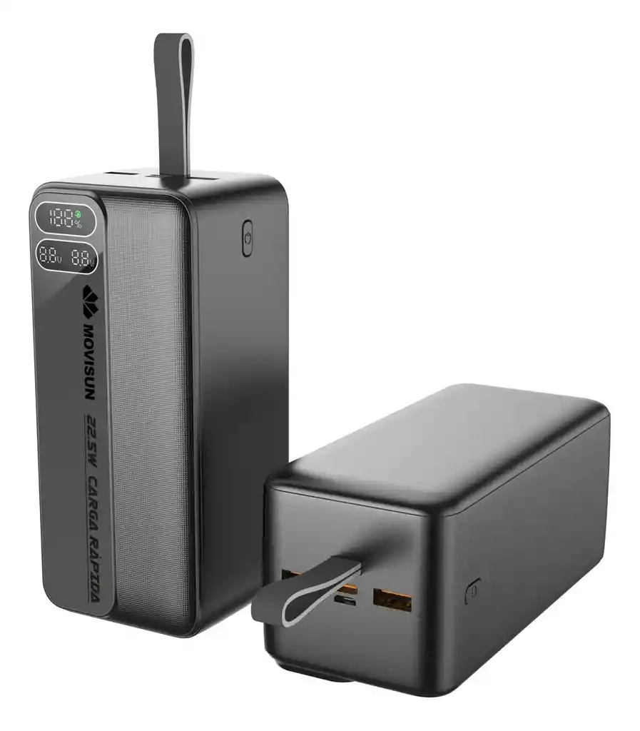 Powerbank Movisun Rocket P45 40.000 Mah Carga Rápida 22w