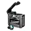 Audífonos Gamer Inalámbricos Damix M25 Con Estuche Led