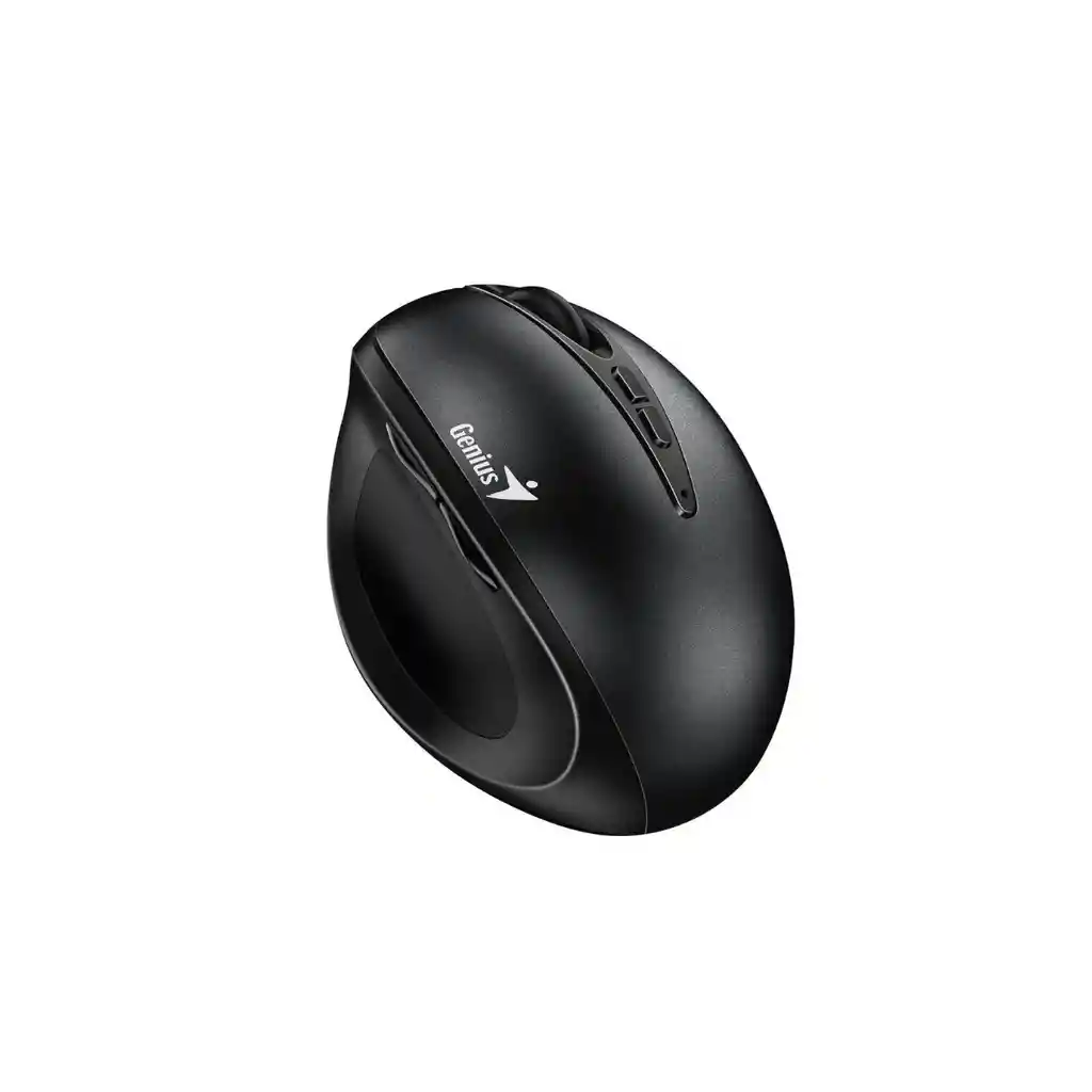 Mouse Inalámbrico Genius Diseño Vertical Ergo 8300s Color Negro