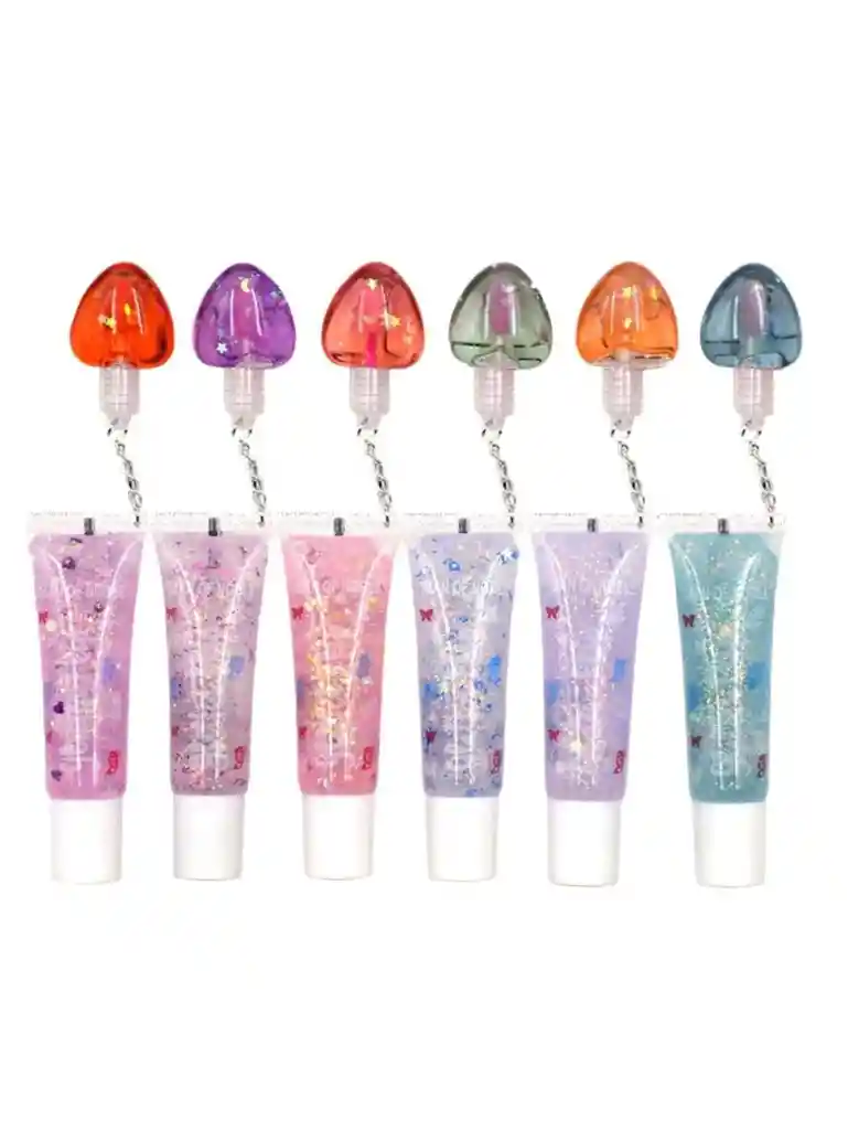 Gloss Llavero Glitter