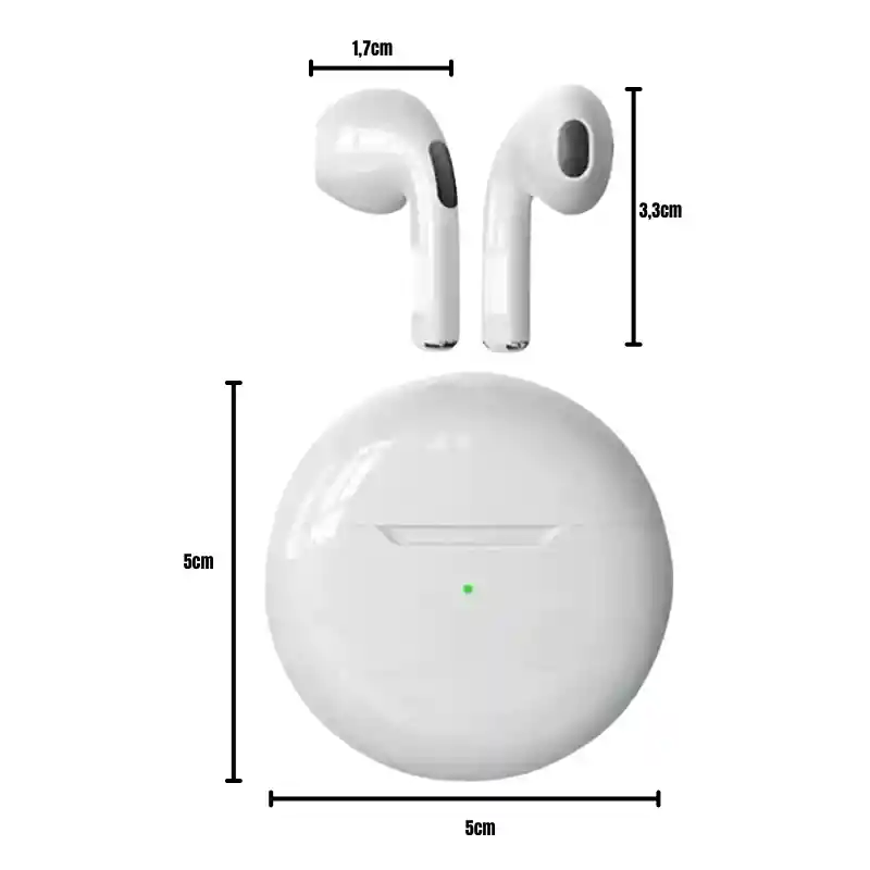 Audífonos Bluetooth We We-205 Con Estuche Redondo